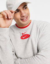 Load image into Gallery viewer, Nike Swoosh sweatshirt grey