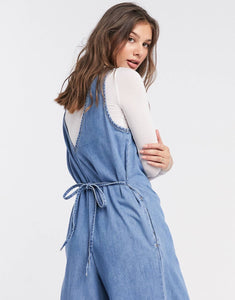 Jumpsuit Soft Denim in Blue