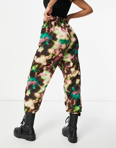 New Girl Tall tie dye joggers