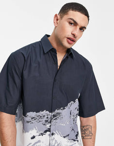 Topman shirt mountain print