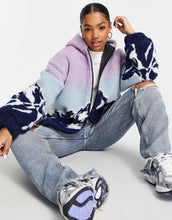 Load image into Gallery viewer, Borg landscape hooded jacket