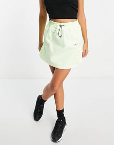 Nike Swoosh woven skirt neon yellow