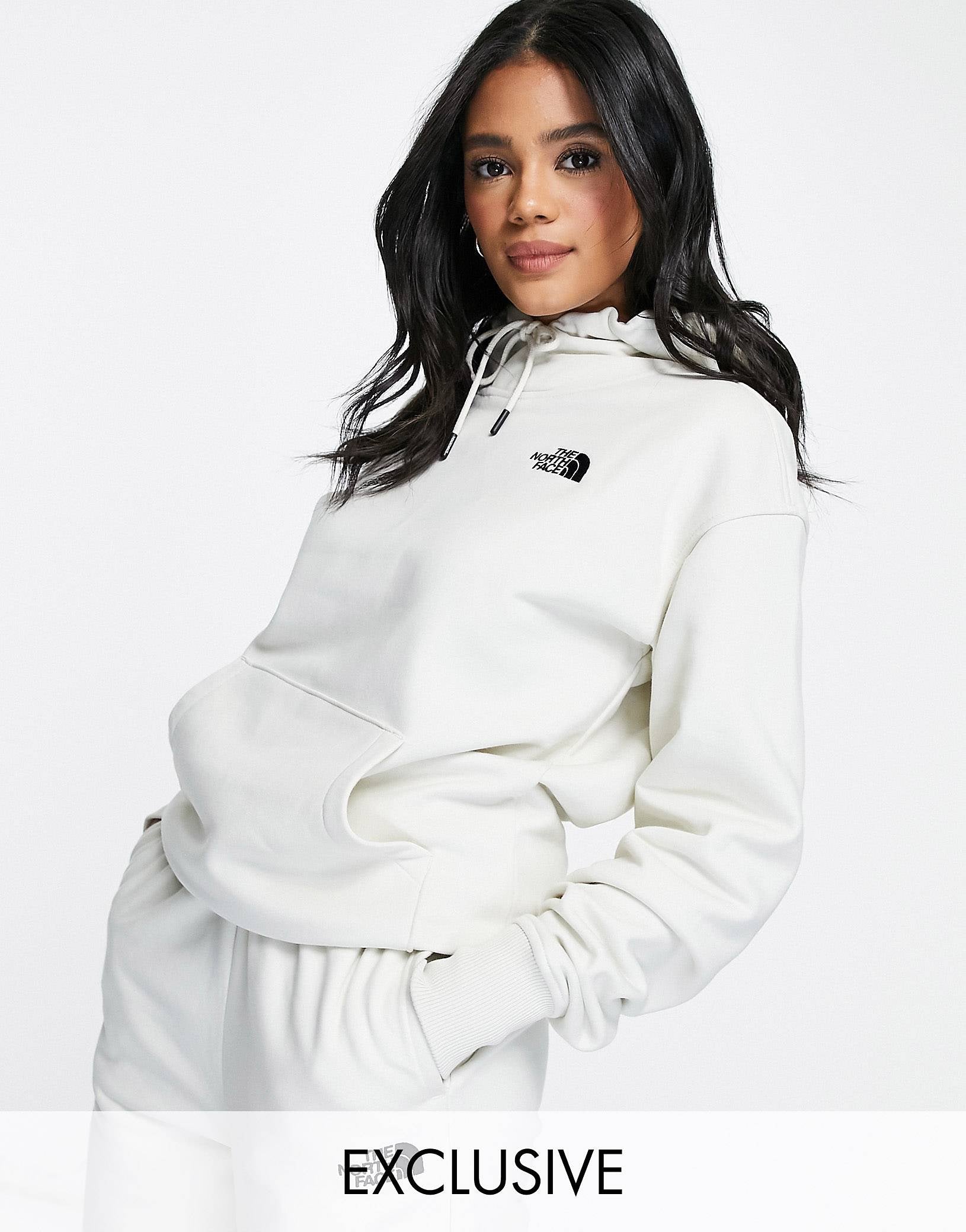 The North Face Oversized Essential co-ord in off white