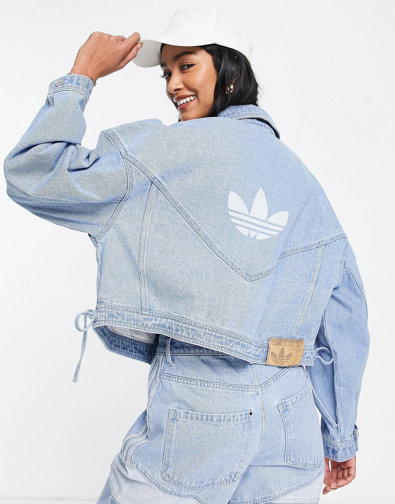 adidas Originals oversized denim jacket