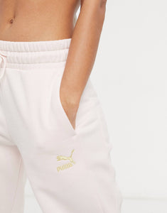 Puma classics oversized joggers pink