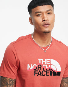 The North Face Mountain Line red