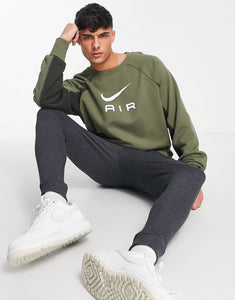 Nike air french terry sweat olive