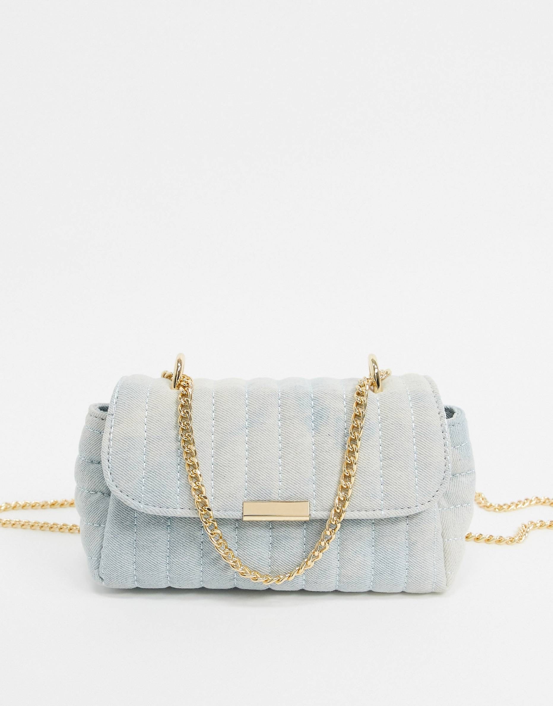 Çantë quilted - Denim