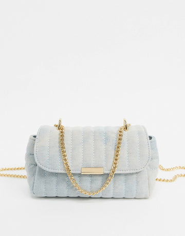 Çantë quilted - Denim