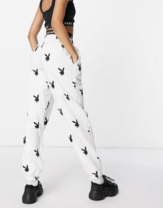 Missguided Playboy co-ord oversized jogger