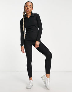 The North Face Glacier 1/4 zip fleece dress black