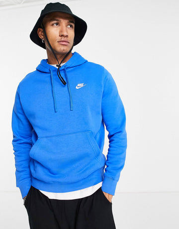 Nike Club hoodie blue