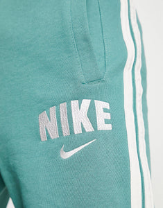 Nike Retro fleece joggers green