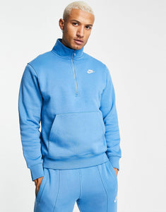 Nike Club half zip dutch blue