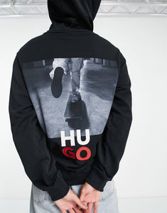 HUGO Dheel hoodie black