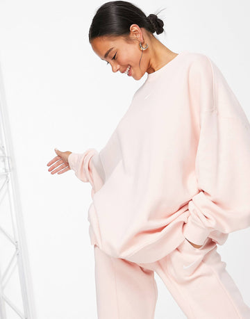 Nike mini Swoosh oversized coral