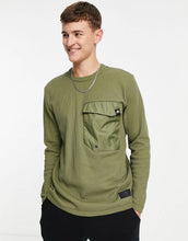 Load image into Gallery viewer, adidas utility pocket detail khaki