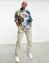 Load image into Gallery viewer, Weekday coffee oversized shirt green