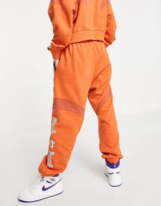 Nike Air fleece tracksuit in orange