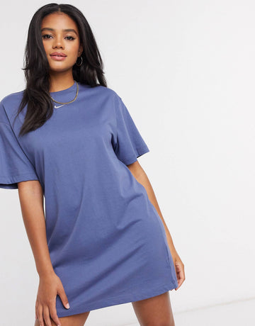 Fustan Nike Swoosh oversized - in navy