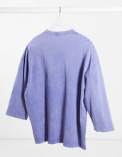 Load image into Gallery viewer, Maic Dark Future oversized longline - in lilac acid wash