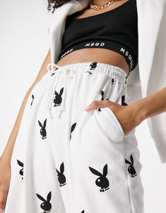 Missguided Playboy co-ord oversized jogger