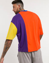 Load image into Gallery viewer, Maic organic oversized - Orange Colour block