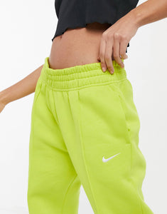 Nike mini swoosh oversized jogger yellow