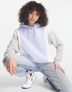 Nike mini swoosh hoodie blue mix