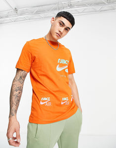 Nike multibrand swoosh graphic orange