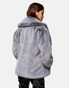 Topshop Petite faux fur jacket