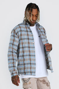 Oversized Check Shirt