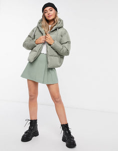 Threadbare puffer jacket