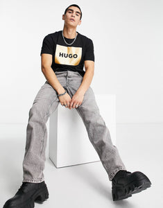 HUGO Dulive gold box t-shirt black