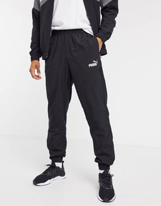 Puma woven tracksuit grey and black