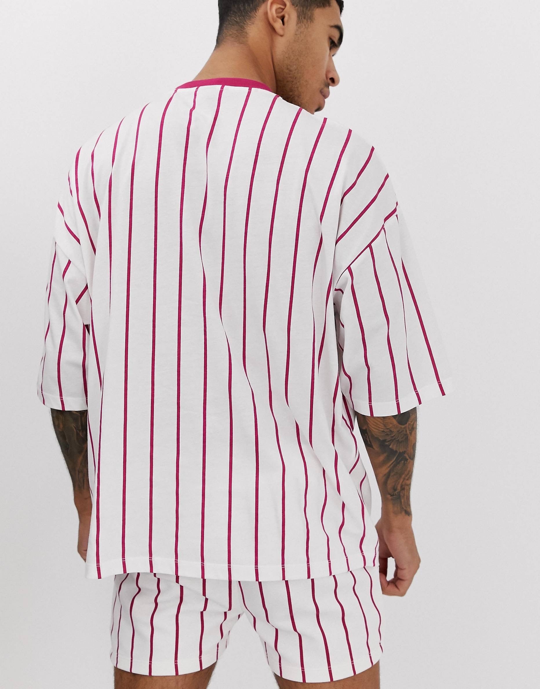 Maic co-ord Stripe - oversized