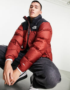 The North Face Nuptse burgundy