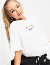 Load image into Gallery viewer, Nike rainbow white