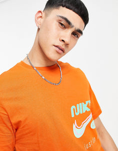 Nike multibrand swoosh graphic orange