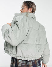Load image into Gallery viewer, Sixth June oversized puffer jacket mint