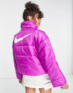 Nike fleece jacket purple  olive