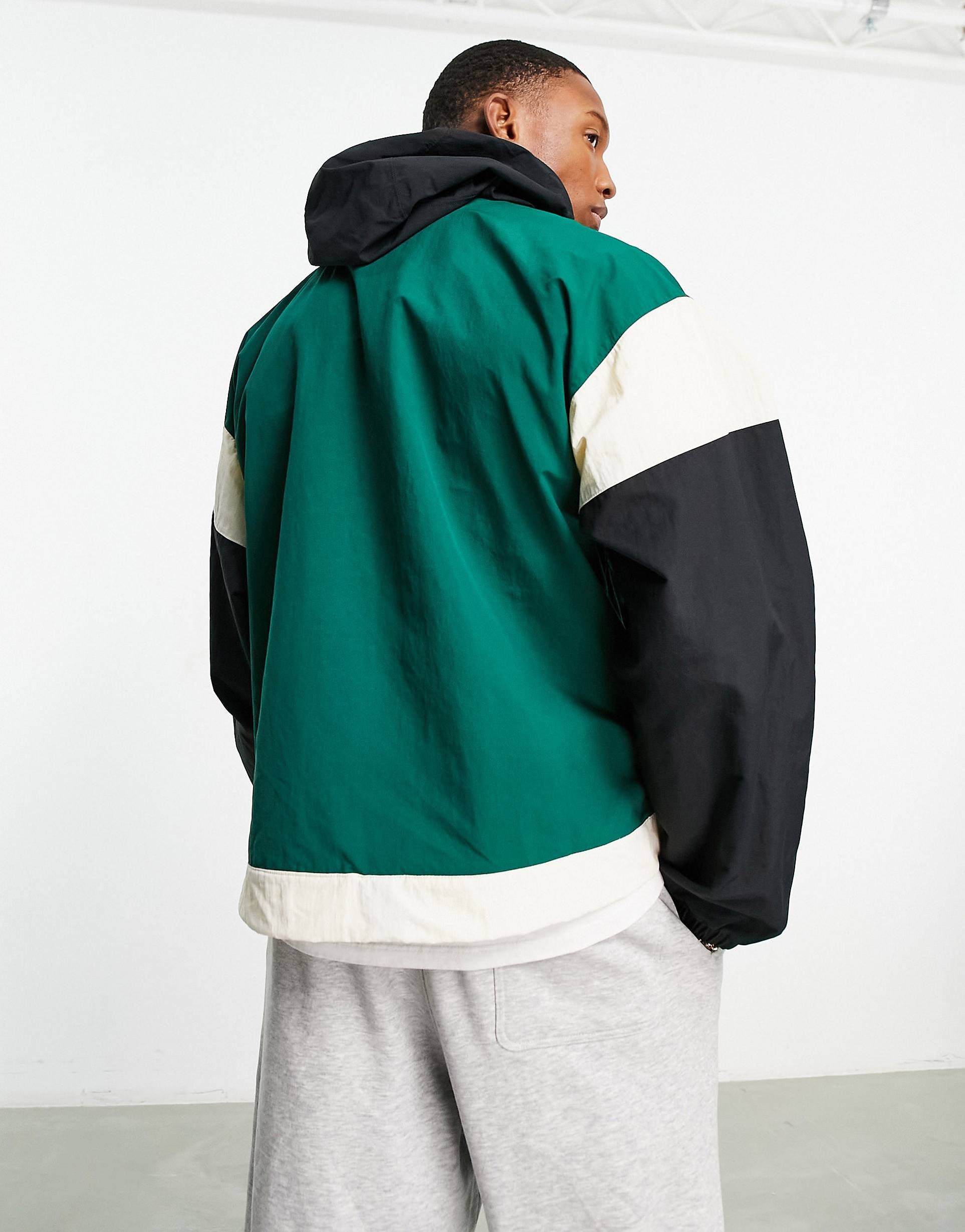 Black and outlet green adidas jacket