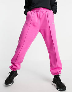 Nike mini swoosh oversized jogger fuchsia pink