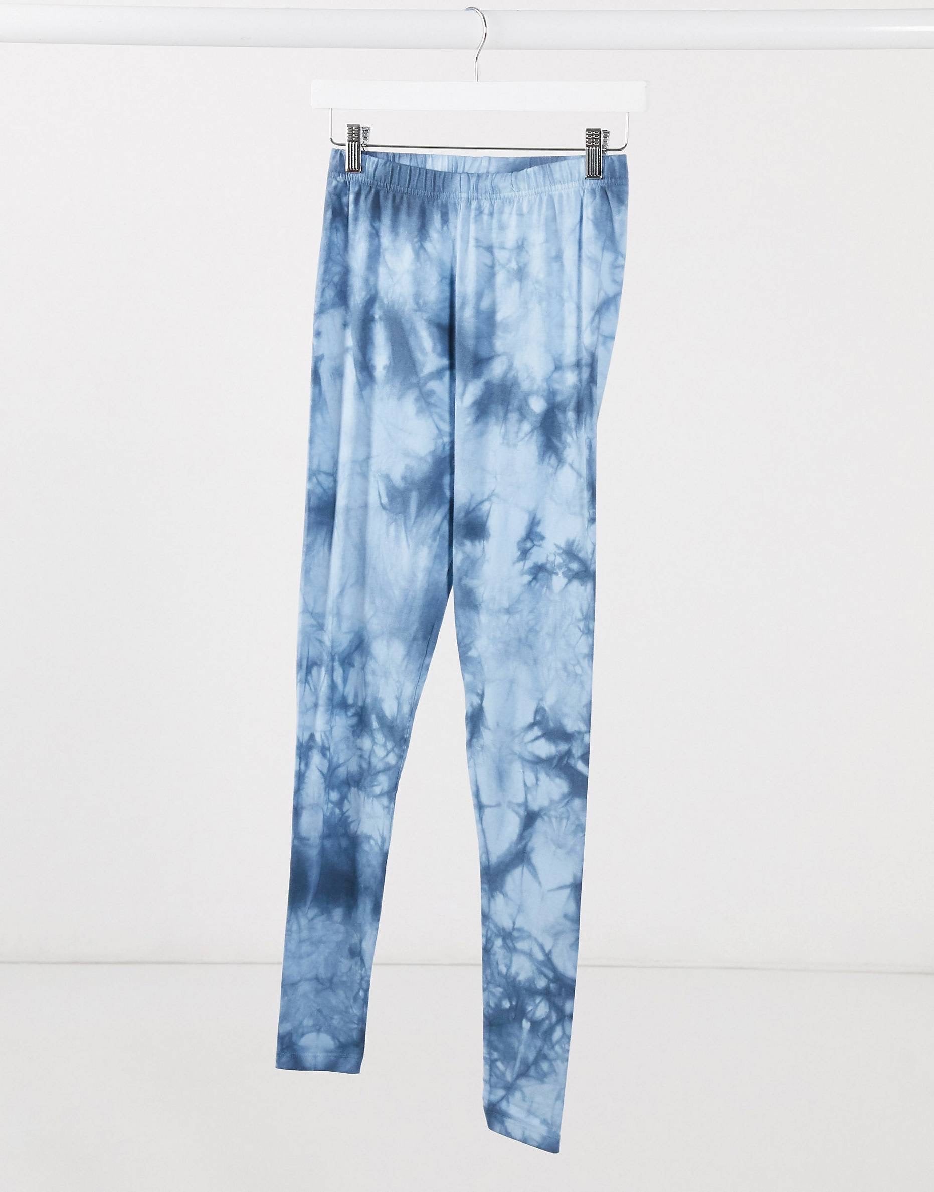 Legging in tonal tie dye
