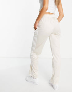 adidas Originals split track pant white