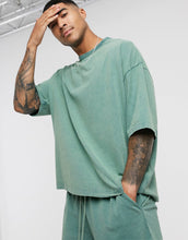 Load image into Gallery viewer, Set Co-ord Green Acid Wash oversized - Maicë dhe Shorce