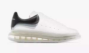 Alexander McQueen Oversized Clear Sole 3D Print White Black