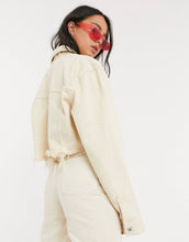 Load image into Gallery viewer, Jakne Denim in ecru