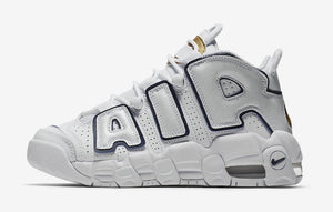 Nike Air More Uptempo White Midnight Navy