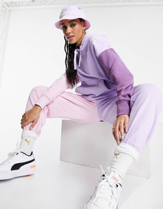 Tracksuit Puma Downtown lilac and pink